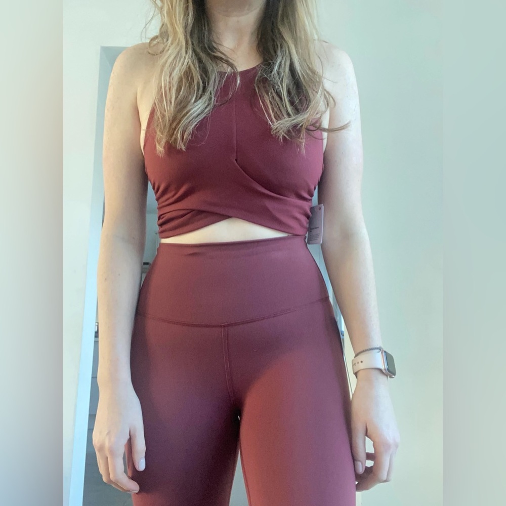 Lululemon Align HR leggings 28” Red Merlot